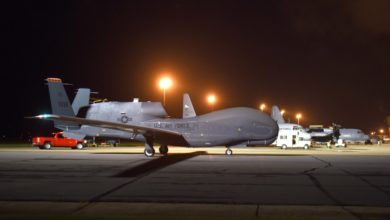 an RQ-4 Global Hawk drone
