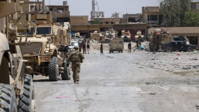 US soldiers assigned to the 2nd Brigade Combat Team, 82nd Airborne Division in Mosul, Iraq