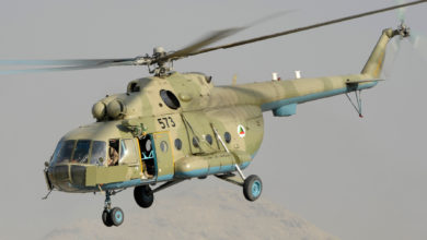 Afghan National Army Air Corps Mi-17 helicopte