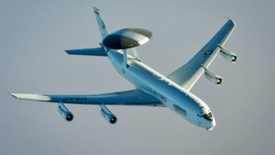 US Air Force E-3 Sentry AWACS aircraft