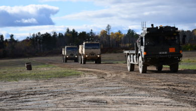 UK-US driverless military convoy