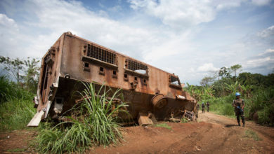 MONUSCO peacekeeper in DR Congo