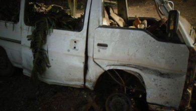 Minibus said to be hit by a US airstrike near Mogadishu, Somalia