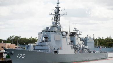 AEGIS-equipped Japan Maritime Self-Defense destroyer JMSDF Myoko