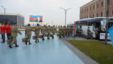 Azerbaijani troops deploy to Afghanistan
