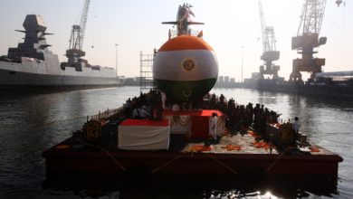 Indian Navy Scorpene-class submarine Karanj