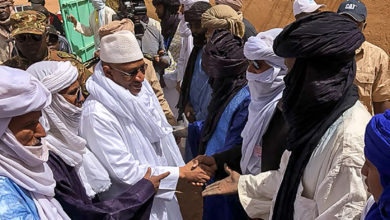 Mali's Prime Minister Soumeylou Boubeye Maiga vists Kidal