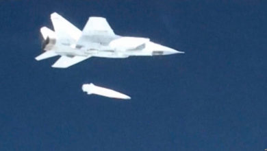 Kinzhal missile launch