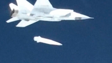 Kinzhal missile launch