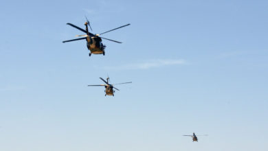 Afghan Air Force UH-60 Black Hawk helicopters