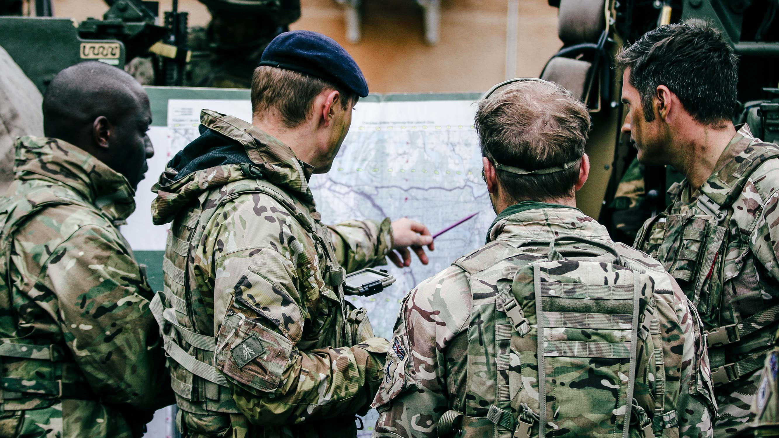 Planning recon during Saber Strike 2018
