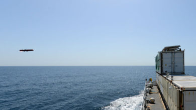 Sea Venom/ANL anti-ship missile test