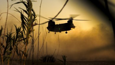 UK Chinook helicopter
