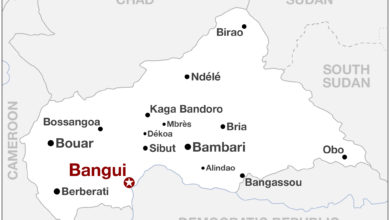 Central African Republic map