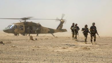 Afghan Air Force UH-60 Black Hawk helicopter