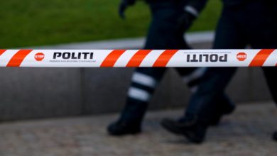 Denmark police tape