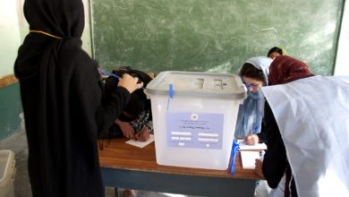 Afghanistan female election observers