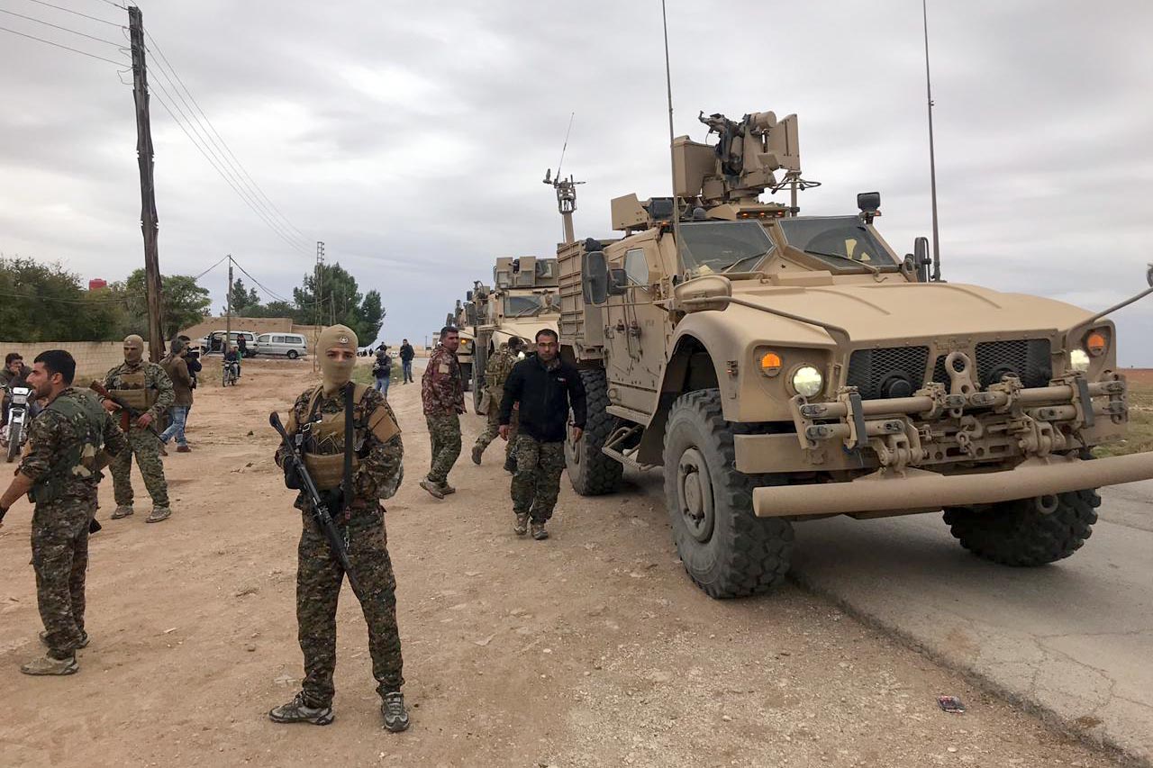 US forces patrol northern Syria