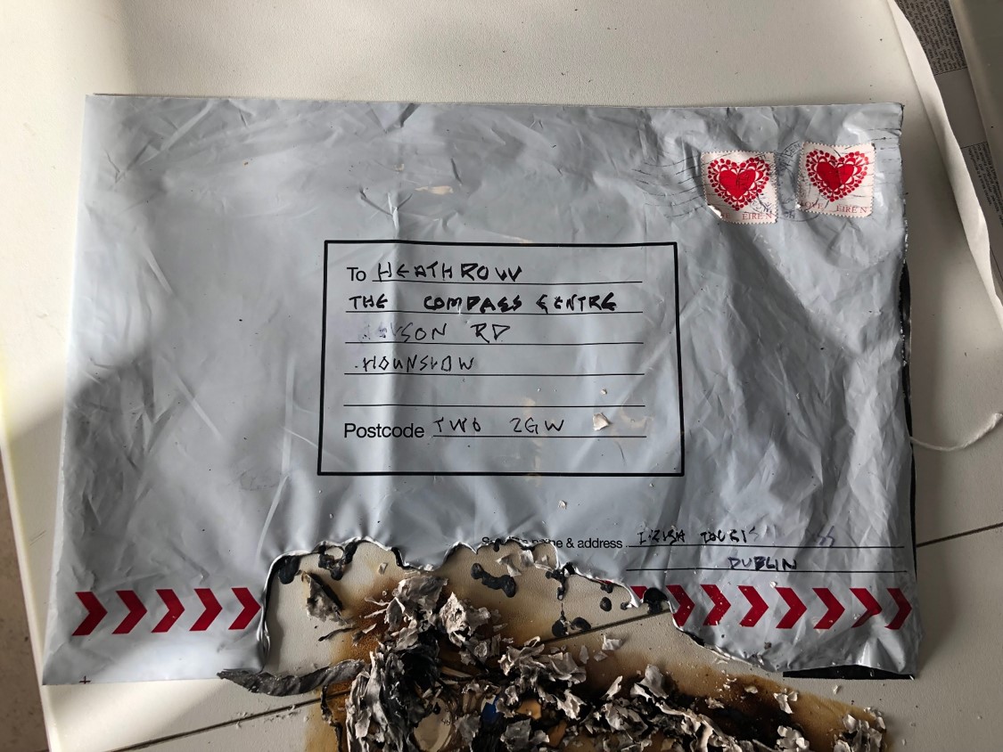 New IRA parcel bomb mailed to Heathrow Airport