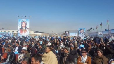 Ceremony marking the 24th anniversary of the death of Afghanistan Hazara leader Abdul Ali Mazari in Kabul