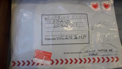 A package in Limerick that Irish police said was similar to devices sent to the UK and claimed by the New IRA