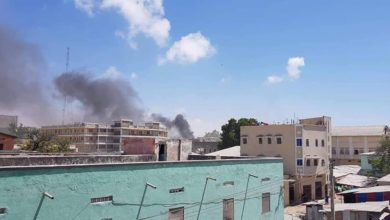 A bomb exploded near a restaurant in central Mogadishu, Somalia
