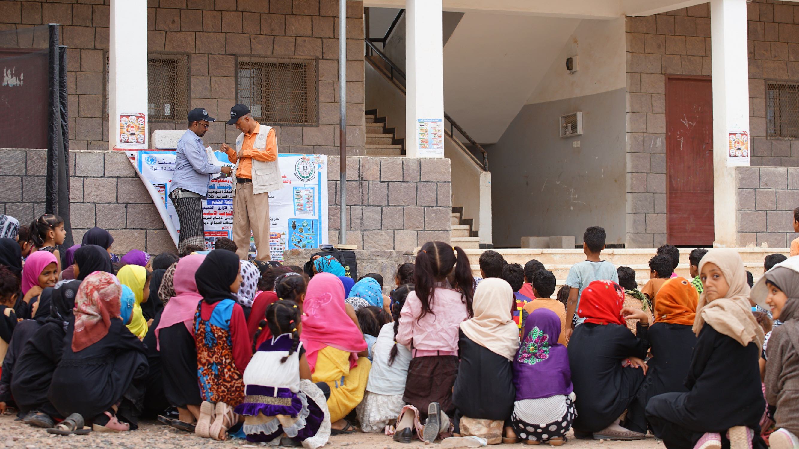 UNICEF mine awareness in Yemen