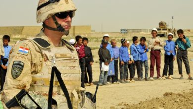 Croatian soldier in Afghanistan