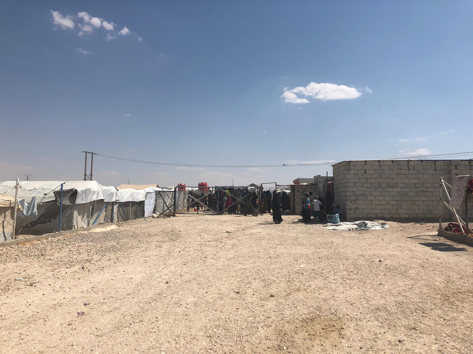 Al-Hol security gate