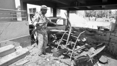 Aftermath of RENAMO attack