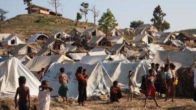 Displaced Rohingya in Myanmar