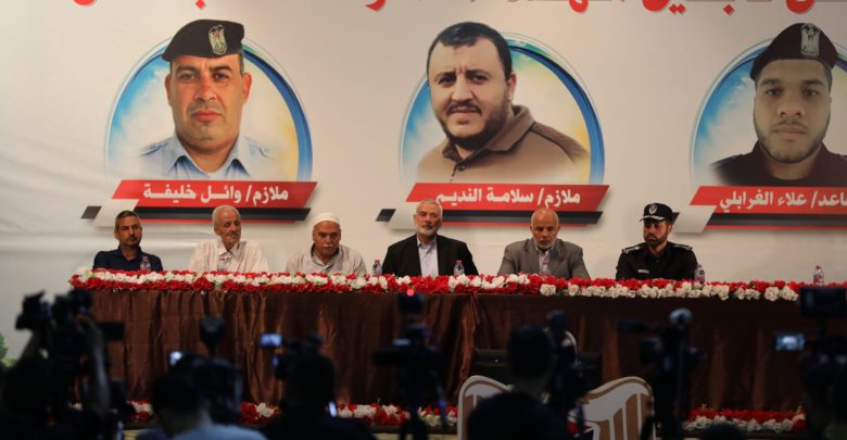 Gaza police killed