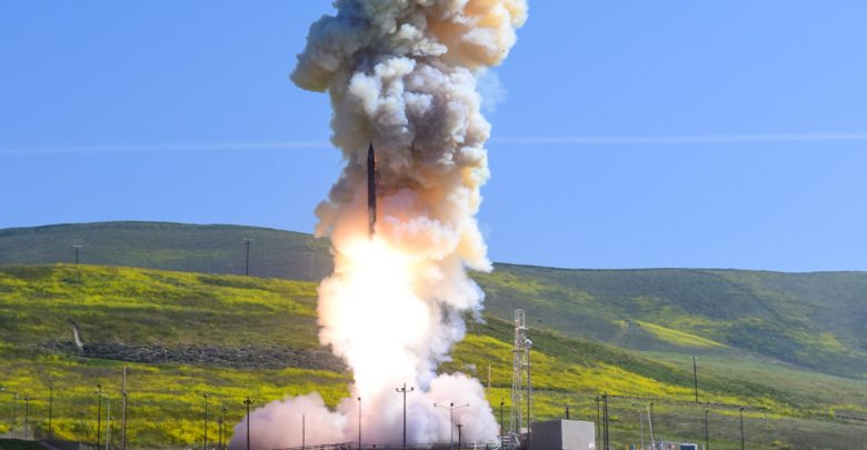 Ground-based Midcourse Defense test