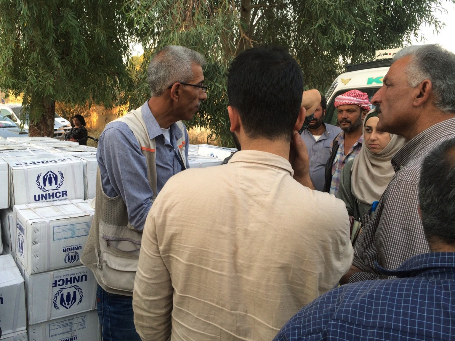 IDPs in Tel Tamer, Syria