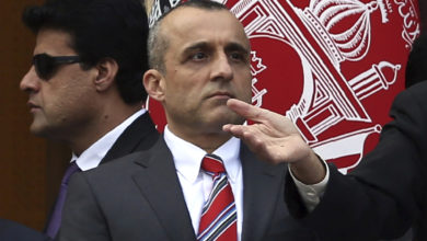 Afghanistan's vice president Amrullah Saleh