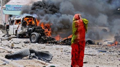 A car blast in Mogadishu claimed by Al Shadab