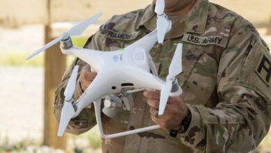 Soldiers from 5th Armored Brigade, First Army Division West, developed a course of instruction to counter the threat of commercial, off-the-shelf unmanned aerial surveillance vehicles at McGregor Range Complex, N.M., June 28, 2019