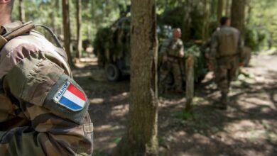 France's Defence Forces participate in the Estonian Defence Forces annual 'Spring Storm' exercise on May 22, 2017 near the city of Tapa, eastern Estonia.