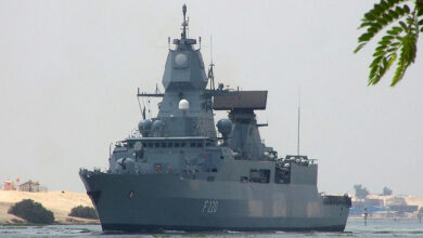 Germany's Sachsen class air-defense frigate