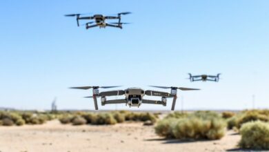 Photo of a few small drones