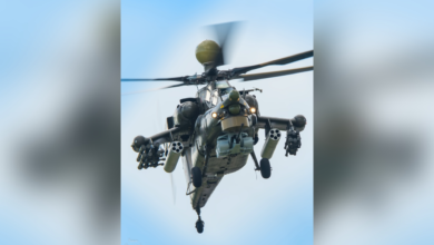 An Mi-28NM attack helicopter