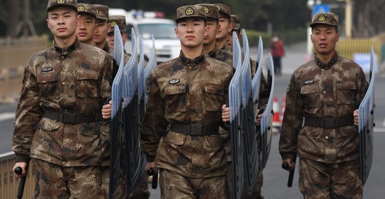 Chinese soldiers