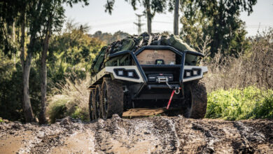 Rook multi-payload military 6x6 unmanned ground vehicle