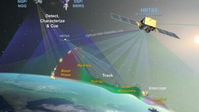 Artist rendeing of Northrop Grumman's Hypersonic and Ballistic Tracking Space Sensor
