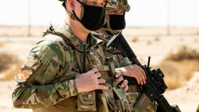US soldiers standing