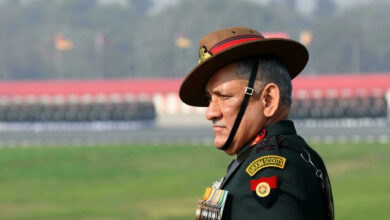 India's defense chief General Bipin Rawat