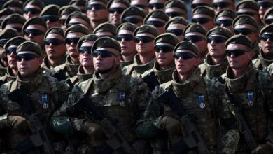 Ukrainian soldiers