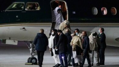 Taliban representatives arrive in Gardermoen, Norway