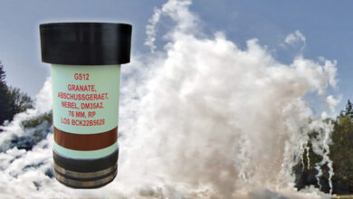 Maske 76mm rapid smoke/obscurant cartridge