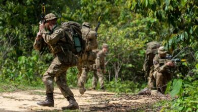 Jungle warfare training